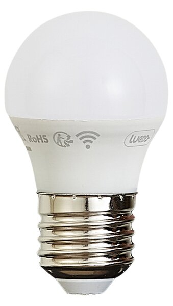 5 darabos intelligens E27 dimmelhető LED izzókészlet P45 Opál 4,9W 470 lm 2200-4000K