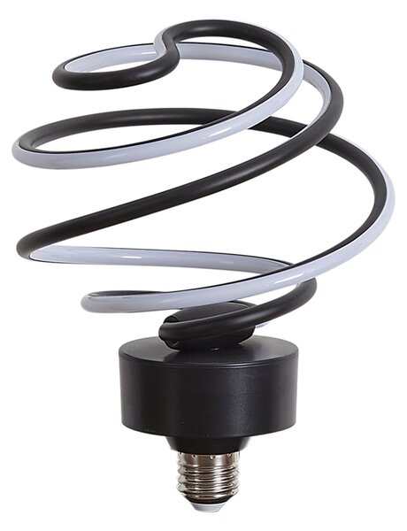 E27 LED dekorációs izzó fekete spirállal 6W 370 lm 3000K