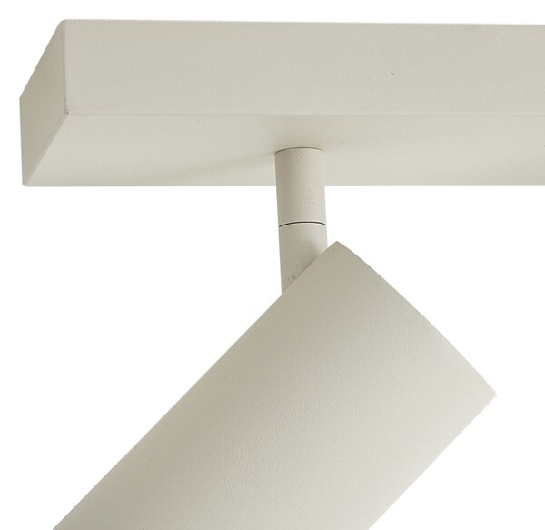 Modern, állítható, bézs színű, 100 cm-es, 6 ágú mennyezeti lámpa - Renna