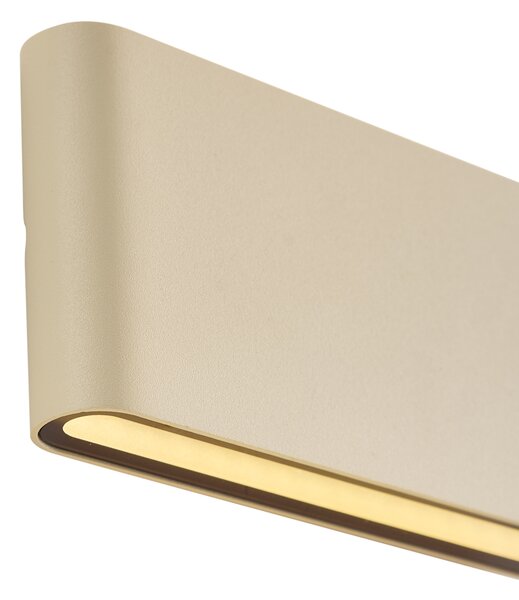 Modern kültéri fali lámpa bézs 17,5 cm LED-del IP65 - Batt