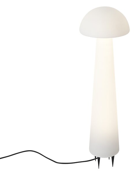 Álló kültéri lámpa fehér 80 cm LED-del IP44 - Fungi