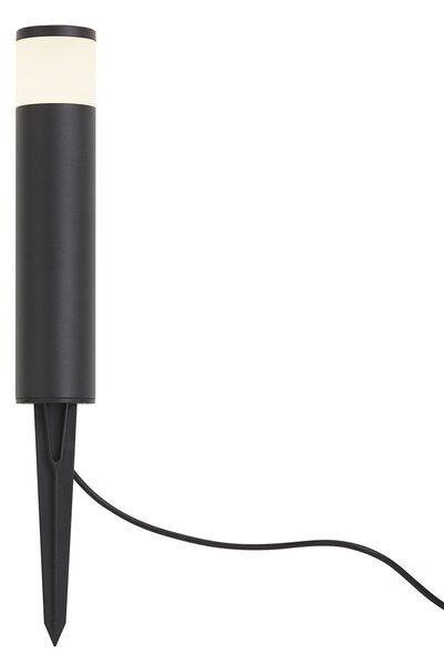 Modern kültéri oszlop lámpa 12V fekete LED-del IP65 - Voltaire Palo