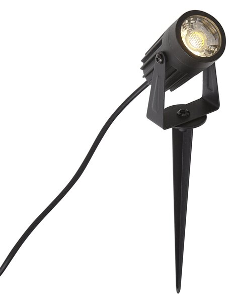 Modern 12V-os spotlámpa fekete LED-del IP67 - Voltaire Pico