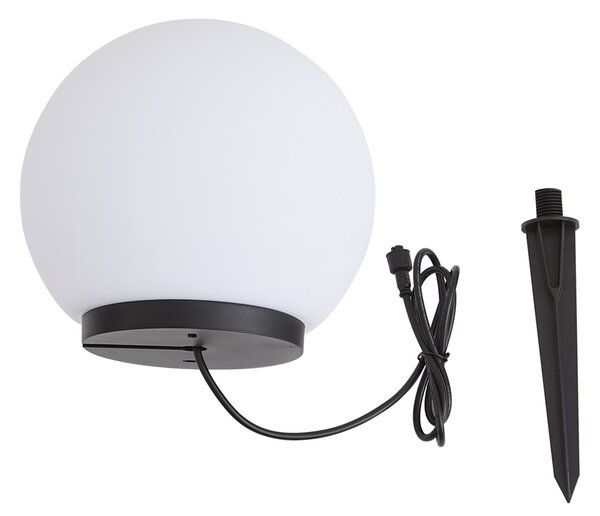 Modern kültéri lámpa 12V fehér 20cm LED-del IP65 - Voltaire Luno