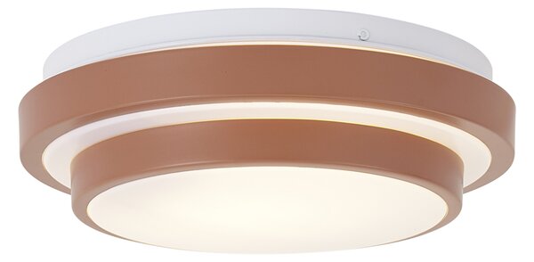 Modern Sienna mennyezeti lámpa fehér 25 cm IP44 - Walden