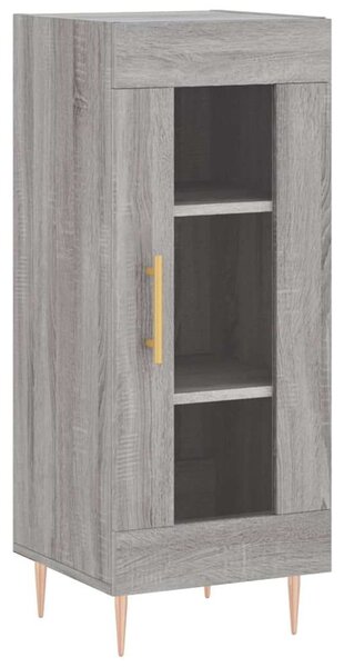 VIDAXL Sonoma Szürke Fa Magasszekrény - 34,5x34x180 cm