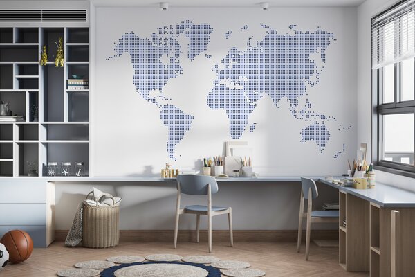 Fotótapéta A világ térképe, Világtérkép fotótapéta, Népszerű fotótapéta, u99406 - Tapeko.hu