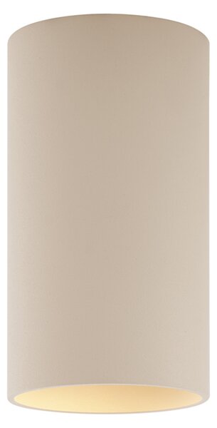 4 darabos modern bézs színű, felületre szerelhető spotlámpa készlet GU10 50mm kerek - Tuba