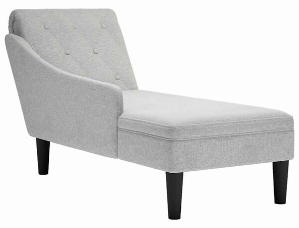 VidaXL Napágy - Szövet - Felhőszürke - 145cm