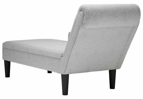 VidaXL Napágy - Szövet - Felhőszürke - 145cm