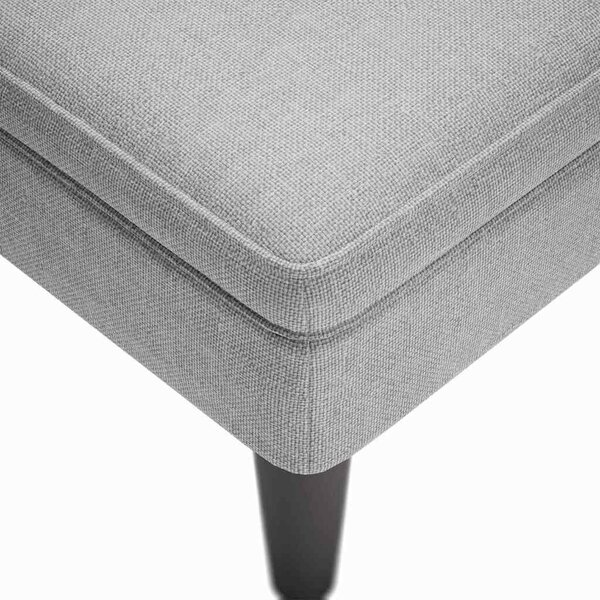 VidaXL Napágy - Szövet - Felhőszürke - 145cm
