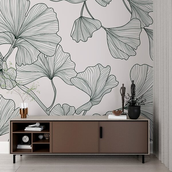 Fotótapéta Elegáns ginkgo levél mintás design, Modern fotótapéta, Modern fotótapéta, w00328v2 - Muralas.hu
