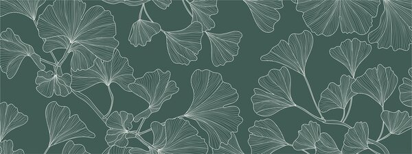 Fotótapéta Levelek mintája zöld háttéren, 3D levelek fotótapéta, Népszerű fotótapéta, w00328 - Tapeko.hu