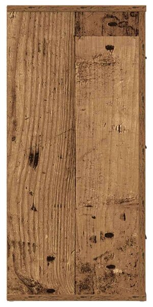 VidaXL öreg fa árnyalatú szerelt fa tálalószekrény 80 x 33 x 70 cm