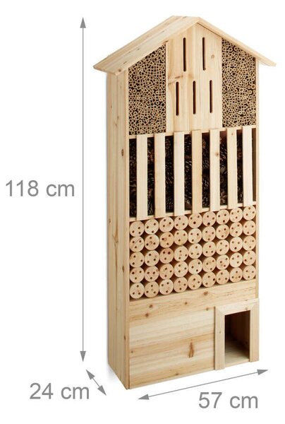 Fa Rovarhotel és Sünlak - XXL - 118x57x24 cm