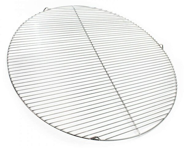 Grillrács rozsdamentes acél kerek 80 cm rostélyos grillrács 51736