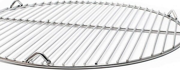 Grillrács rozsdamentes acél kerek 80 cm rostélyos grillrács 51736