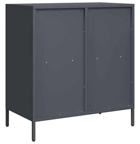 VidaXL Fém Komód - Antracit - 68x39x73,5 cm