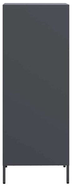 VidaXL antracitszürke acél magasszekrény 39 x 35 x 103,5 cm