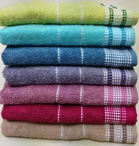 Törölköző BARBARA 70x130 cm világoszöld, 100% pamut
