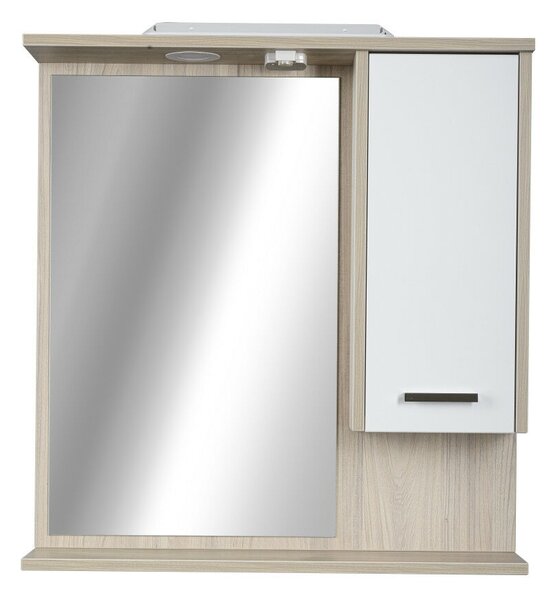 TMP ZX Sonoma Tükörszekrény LED - 75 cm