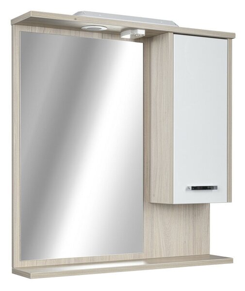 TMP ZX Sonoma Tükörszekrény LED - 75 cm