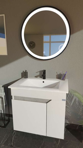 TMP VISION Fürdőszoba Szekrény - Fali Függesztett - 50 cm