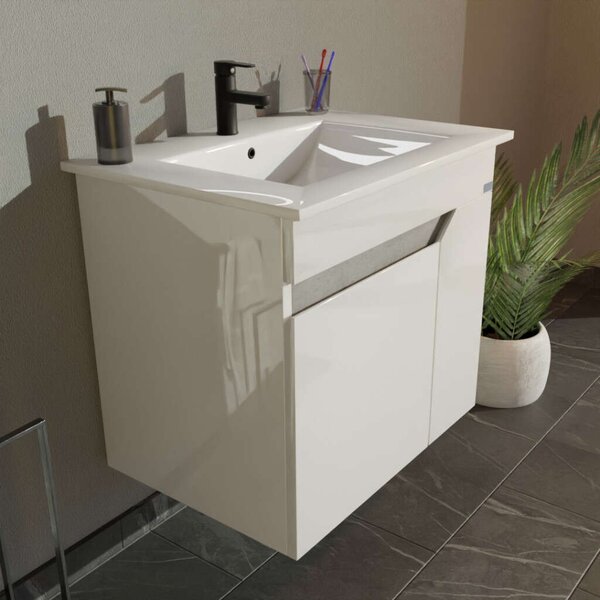 TMP VISION Fürdőszoba Szekrény - Fali Függesztett - 50 cm