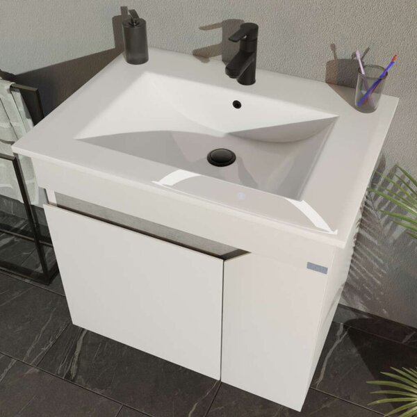 TMP VISION Fürdőszoba Szekrény - Fali Függesztett - 50 cm