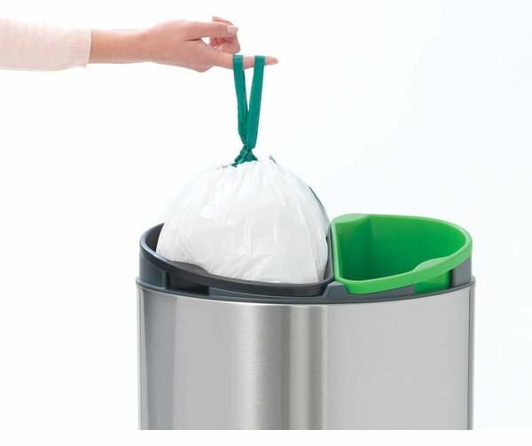 Brabantia Touch Bin Szelektív Kuka - 23+10L - Rozsdamentes Acél
