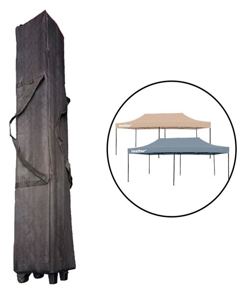 Kerti pavilon táska kerékkel 3x6 m