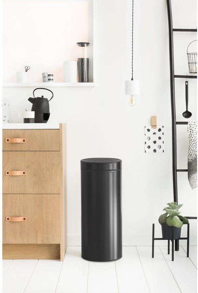 Brabantia Touch Bin Hulladékgyűjtő - 30L - Matt Fekete