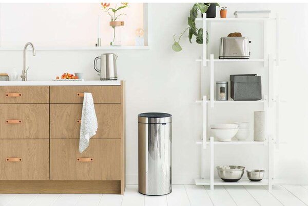 Brabantia Touch Bin Hulladékgyűjtő - 30L - Rozsdamentes Acél
