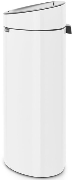 Brabantia Touch Bin - Ovális Szemetes - 40L - Fehér