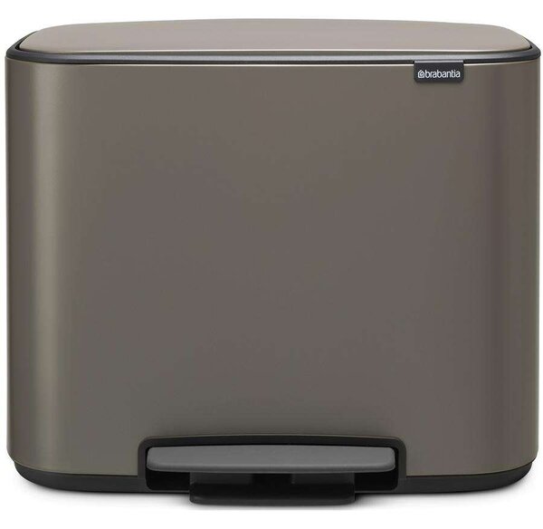 Brabantia Bo Szelektív Kuka - 35 Liter - Platinaszürke