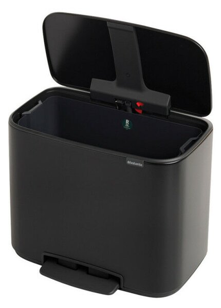 Brabantia Bo Pedálos Szemetes - 36L - Matt Fekete