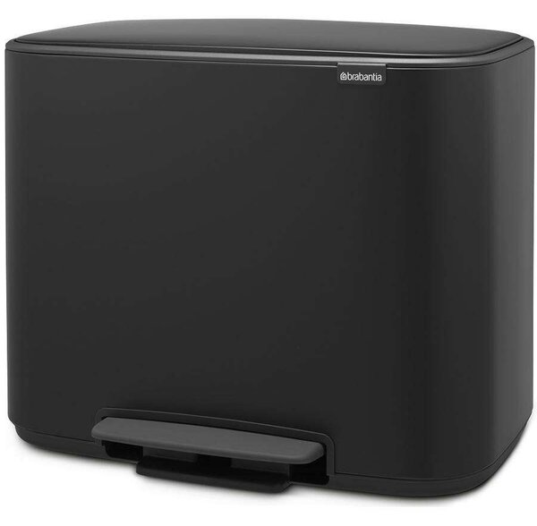 Brabantia Bo Pedálos Szemetes - 36L - Matt Fekete