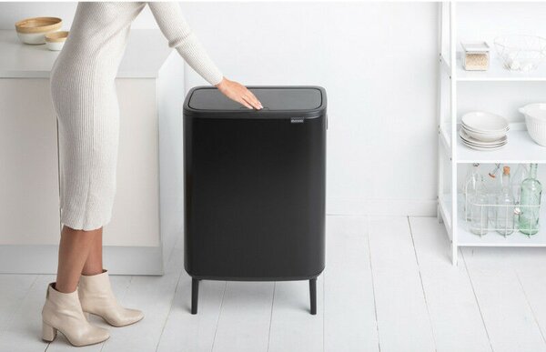Brabantia Bo Touch Bin Hi Szemetes - 60L, Matt Fekete