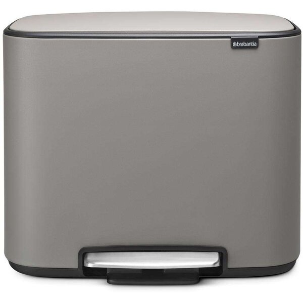 Brabantia Bo Pedálos Szemetes - 36L - Beton Szürke