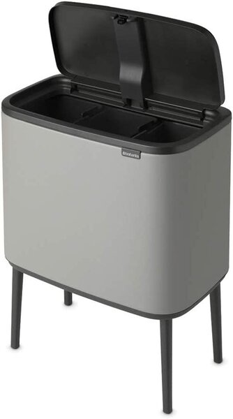 Brabantia Bo Touch Bin Szelektív Kuka - 3x11L, Beton Szürke