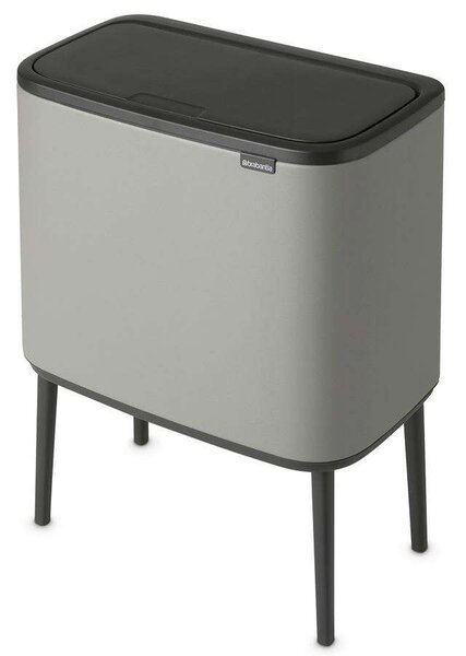 Brabantia Bo Touch Bin Szelektív Kuka - 3x11L, Beton Szürke