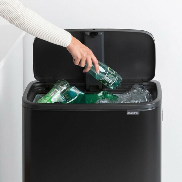 Brabantia Bo Touch Bin Hi Szemetes - 60L, Matt Fekete