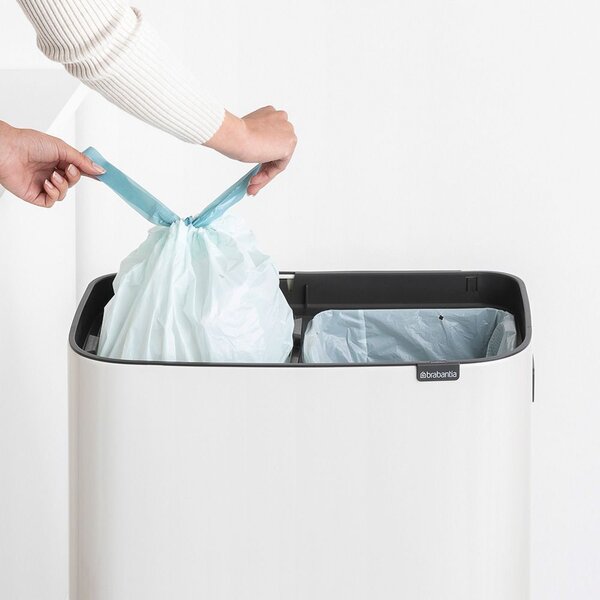 Brabantia Bo Touch Bin Hi Szelektív Szemetest - 2x30L - Fehér