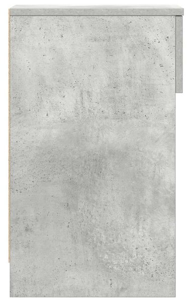 Betonszürke éjjeliszekrény fiókkal 20 x 36 x 60 cm