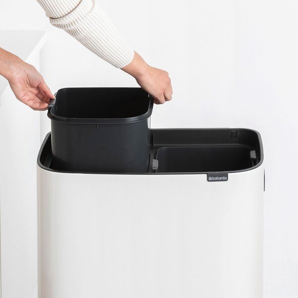 Brabantia Bo Touch Bin Hi Szelektív Szemetest - 2x30L - Fehér