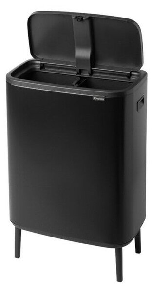 Brabantia Bo Touch Bin - Szelektív Szemetest - 2x30L - Matt Fekete