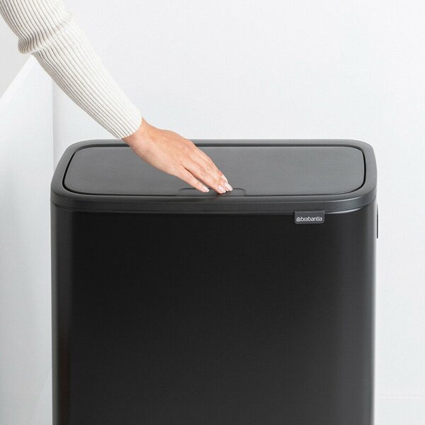 Brabantia Bo Touch Bin - Szelektív Szemetest - 2x30L - Matt Fekete
