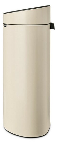 Brabantia Touch Bin New Soft-Touch nyomófedeles hulladékgyűjtő belső tartállyal, ovális, 40L - L méret, acél, világos bézs - 200748