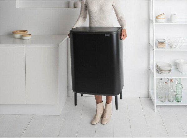 Brabantia Bo Touch Bin - Szelektív Szemetest - 2x30L - Matt Fekete