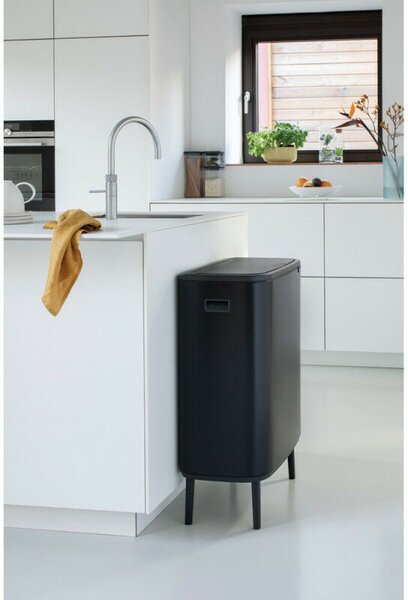 Brabantia Bo Touch Bin - Szelektív Szemetest - 2x30L - Matt Fekete
